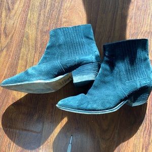 Isabel Marant - black suise booties - size 7
